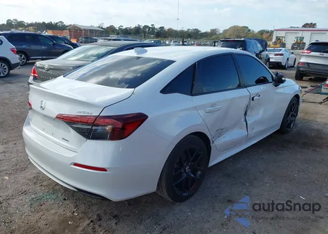 2025 Honda Civic Hybrid Sport/Sport Touring из США, поврежденный, VIN 2HGFE4F87SH350449